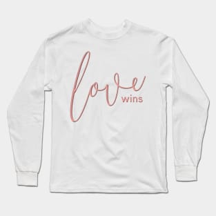 Love Wins Long Sleeve T-Shirt